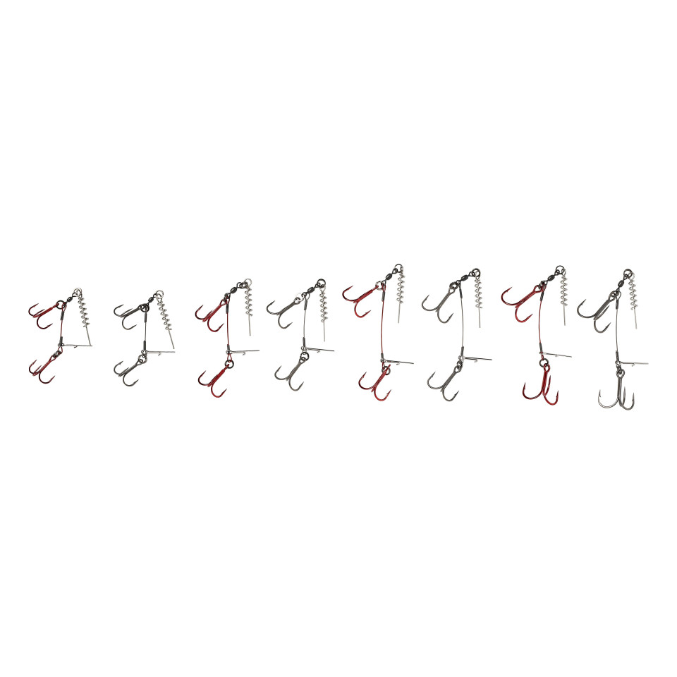 STINGER SAVAGE GEAR CARBON49 CORKSCREW : ARMEMENT 2 TRIPLE