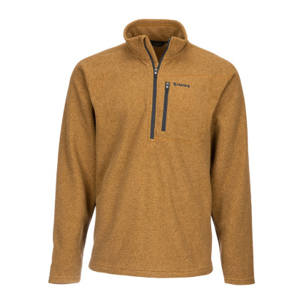 Rivershed Quarter Zip Dark Bronze