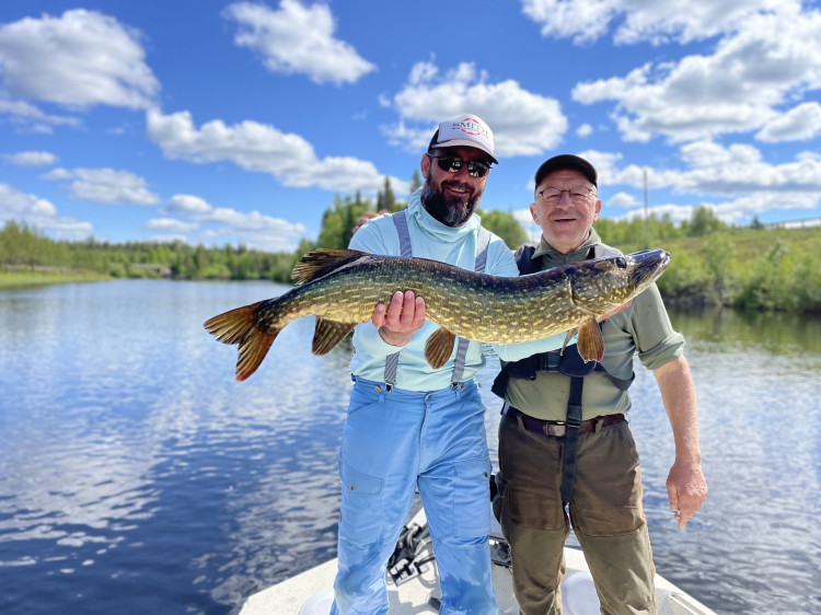 Le Lappland Pro Natur en Suède, un paradis de la pêche du brochet et de la perch